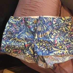 Blue ceviche lilly pulitzer Shorts
